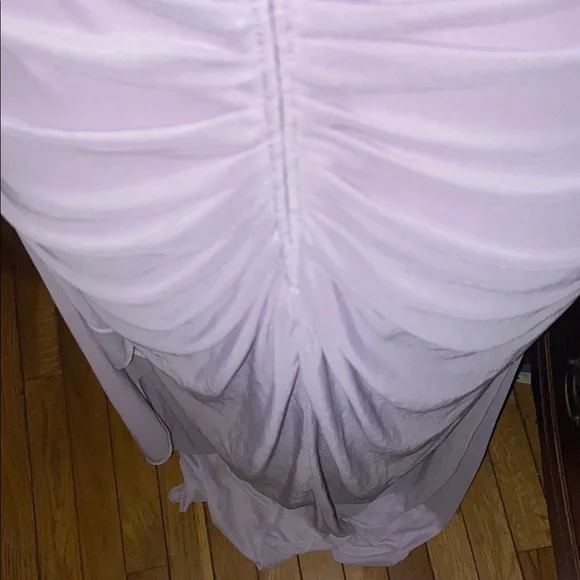 David's Bridal Elegant Lavender Dress - Picture 8 of 11